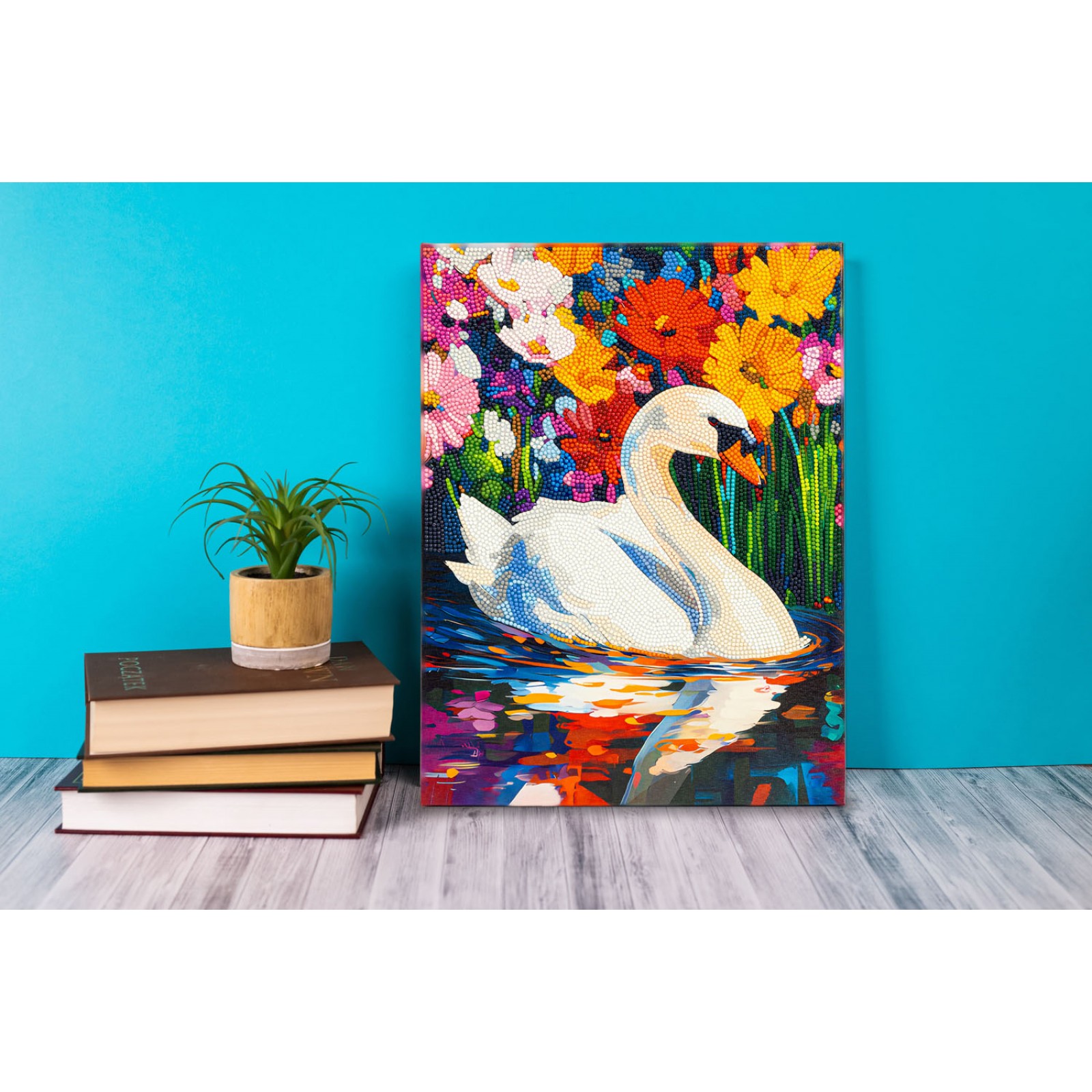 Floral Swan Lake