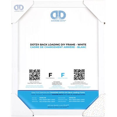 BACK LOADING FRAME F WHITE - 19.90 x 24.60 in
