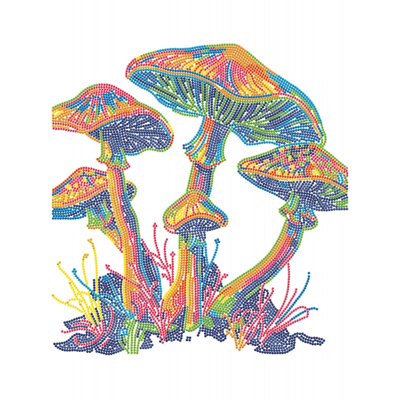 Neon Mushrooms