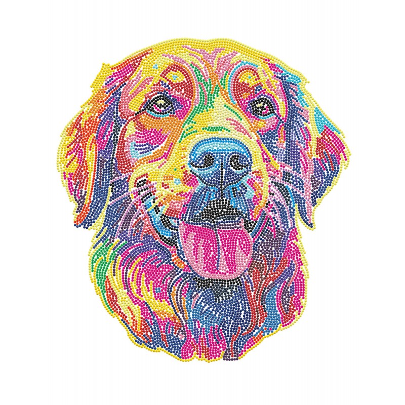 Neon Golden Retriever