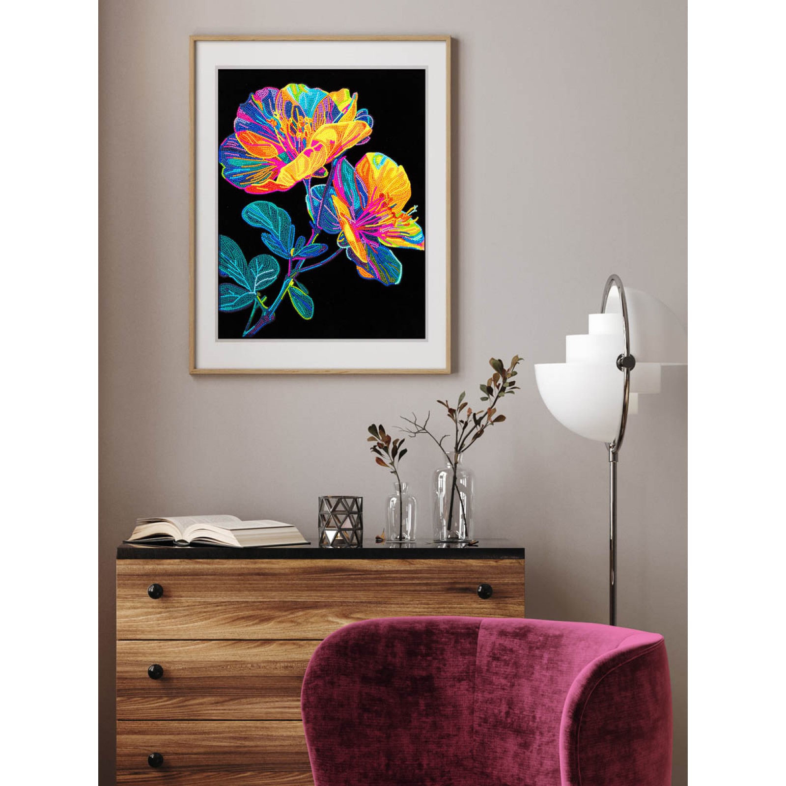 Neon Floral