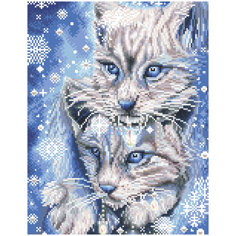 Blue Winter Lynx