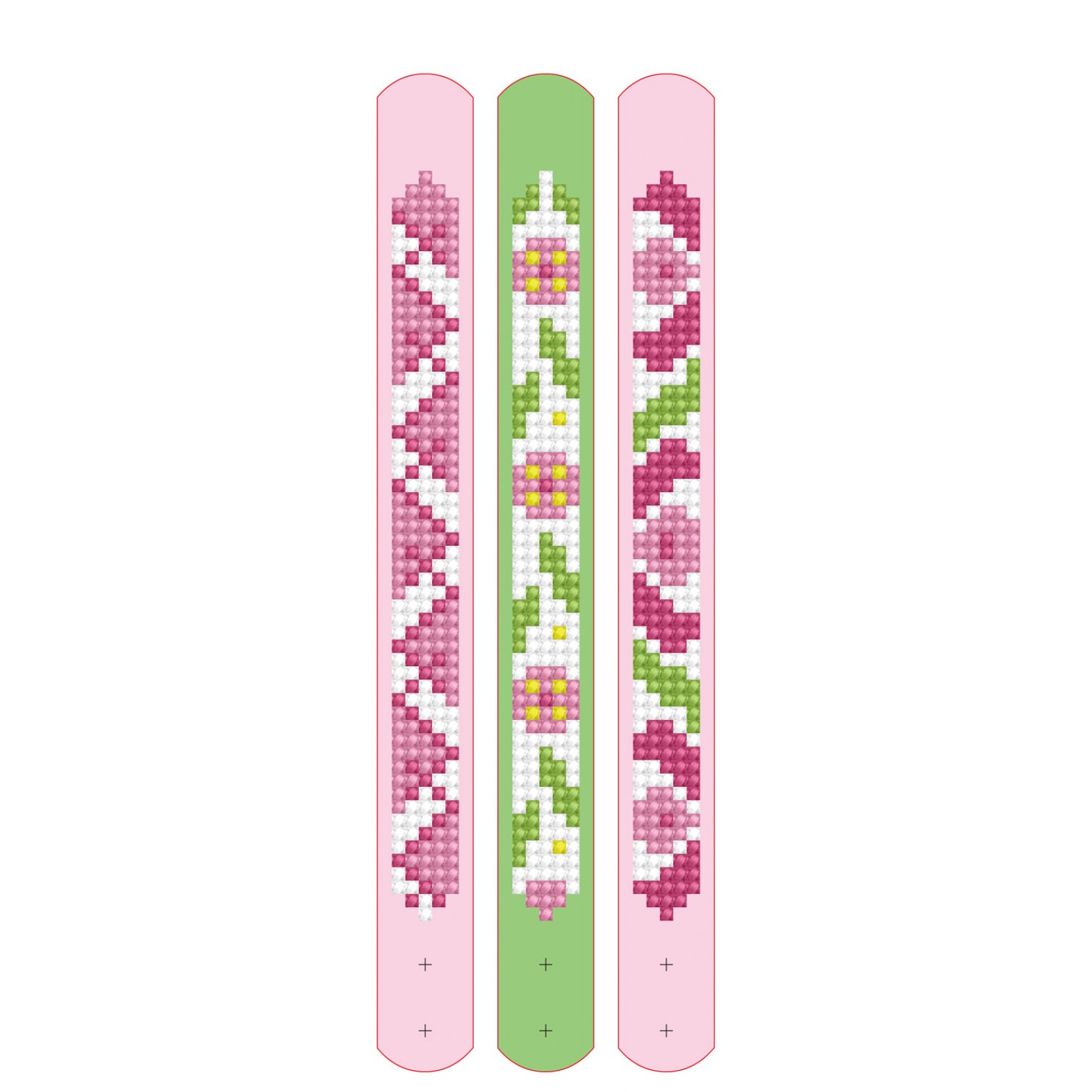DOTZIES 3 Bracelets Multi Pack Pretty in Pink