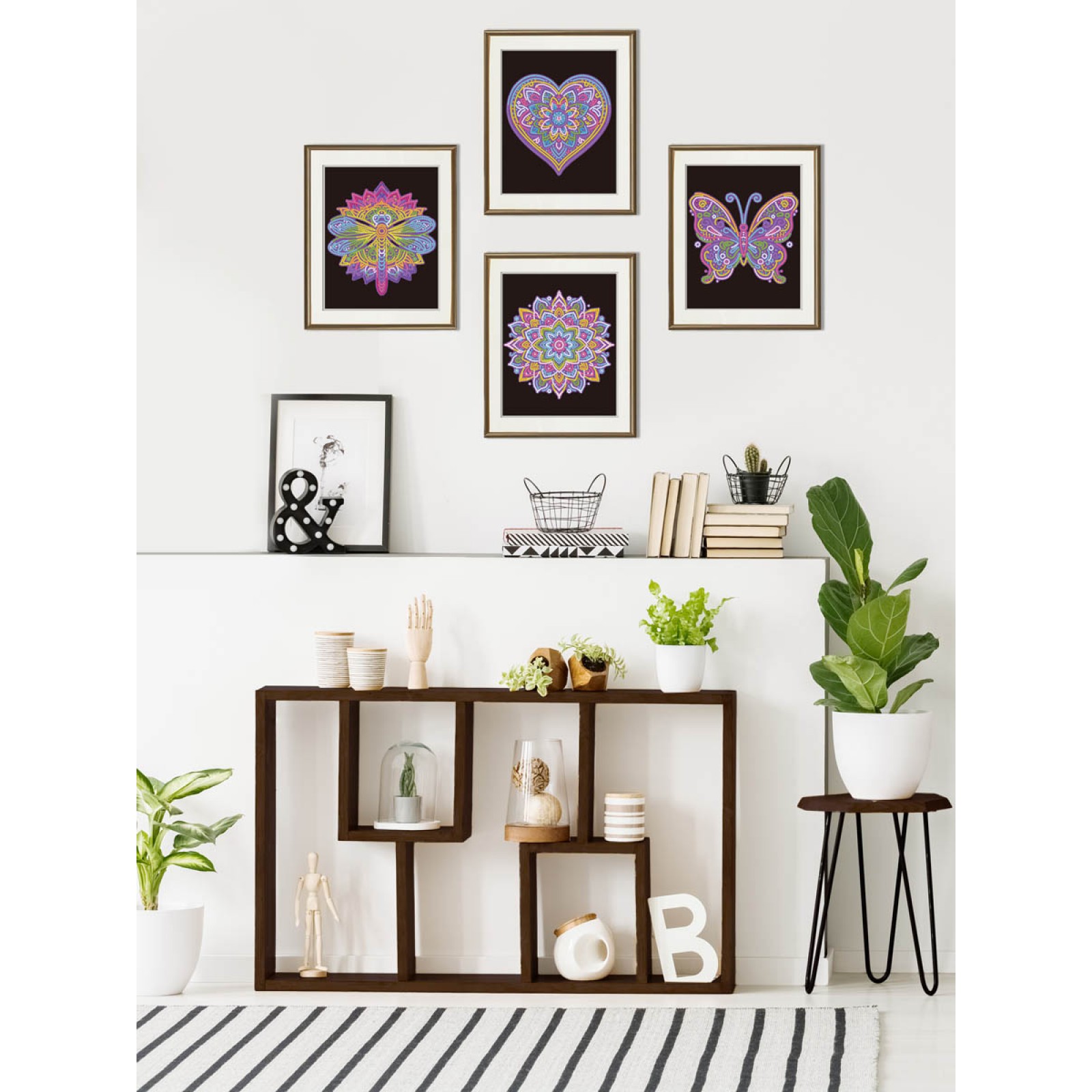 Neon Mandalas