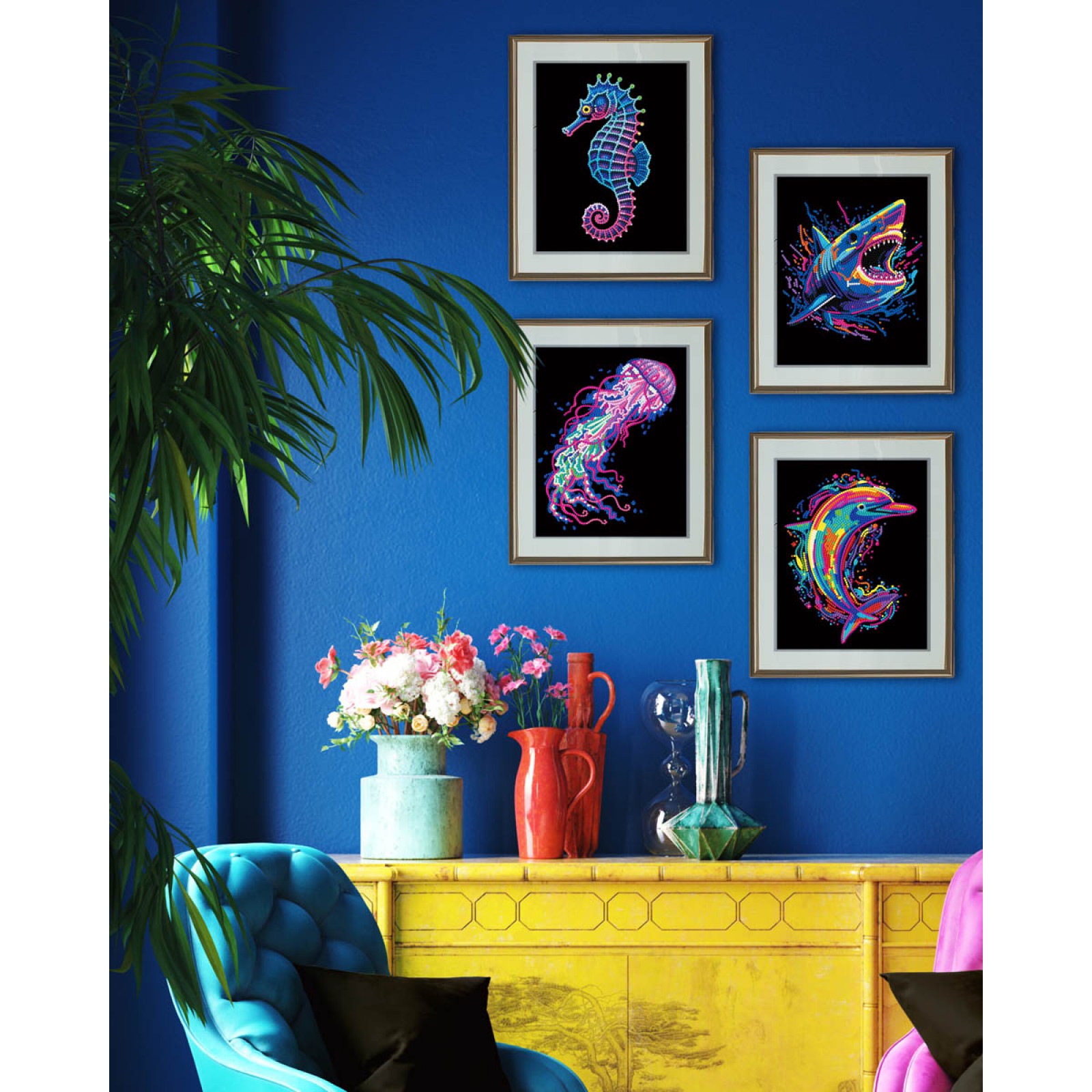 Neon Sea Life