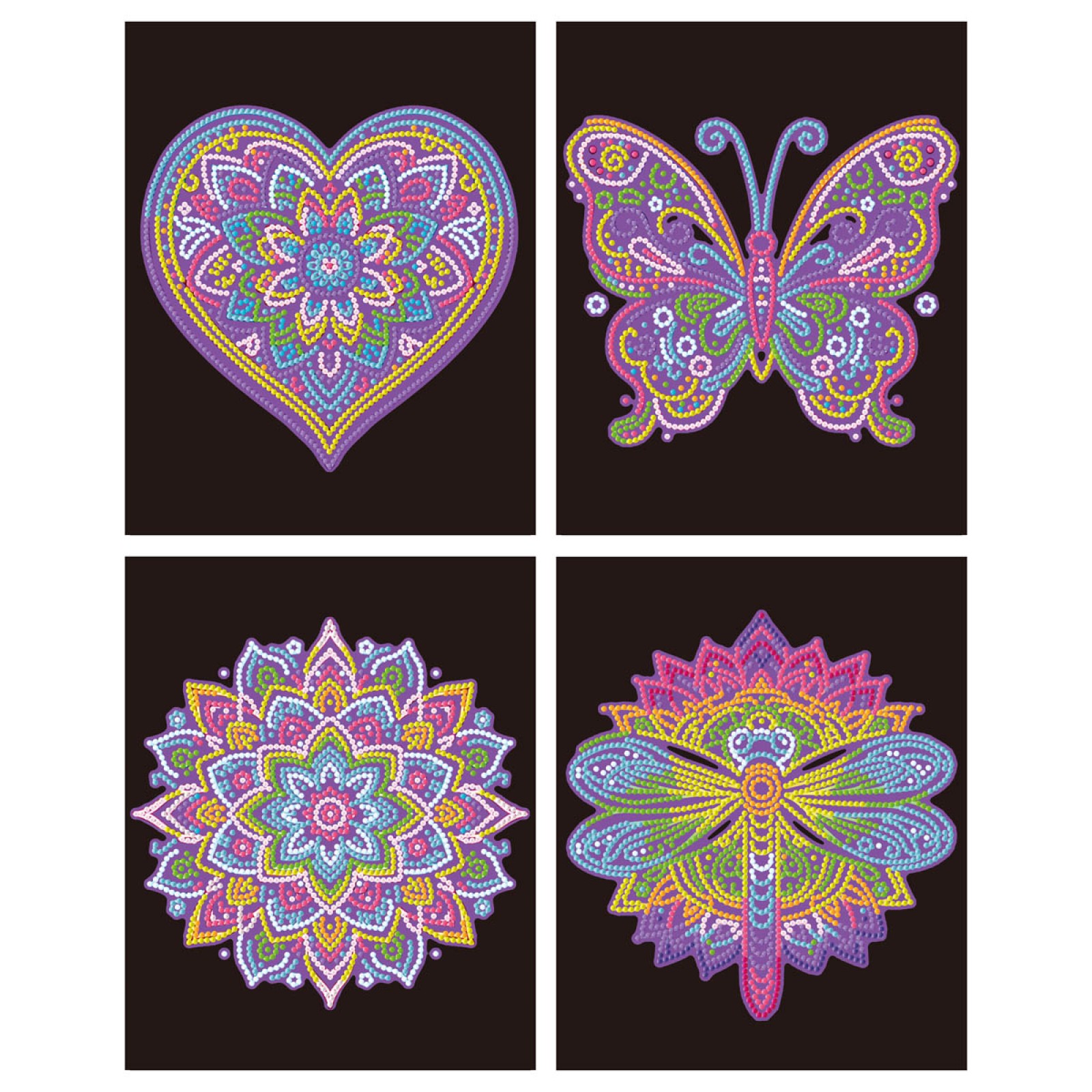 Neon Mandalas