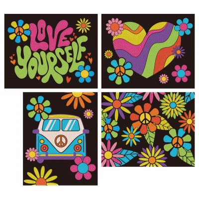 Neon Peace & Love