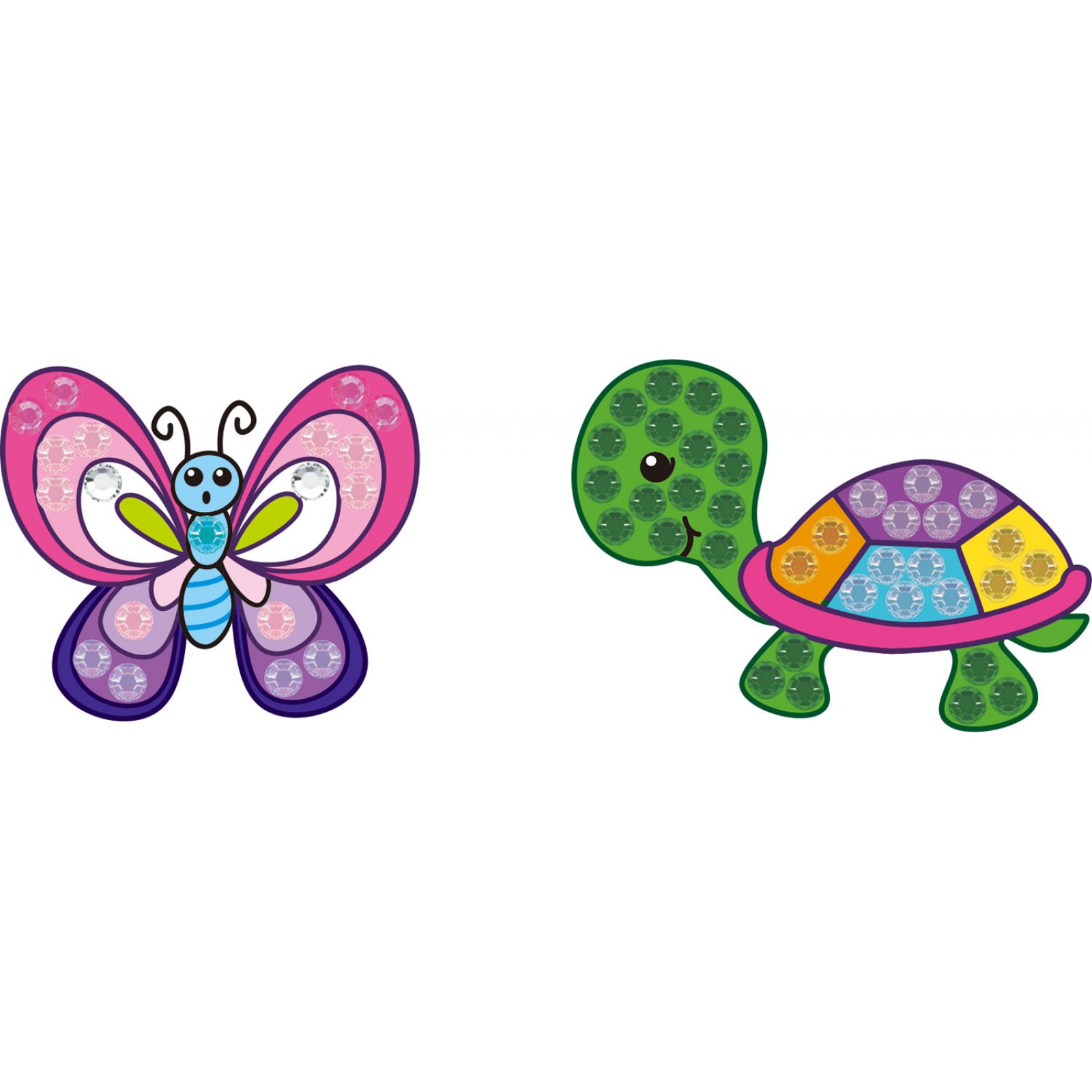BIG DOTZ ® Stickers Pack 1 Garden Friends