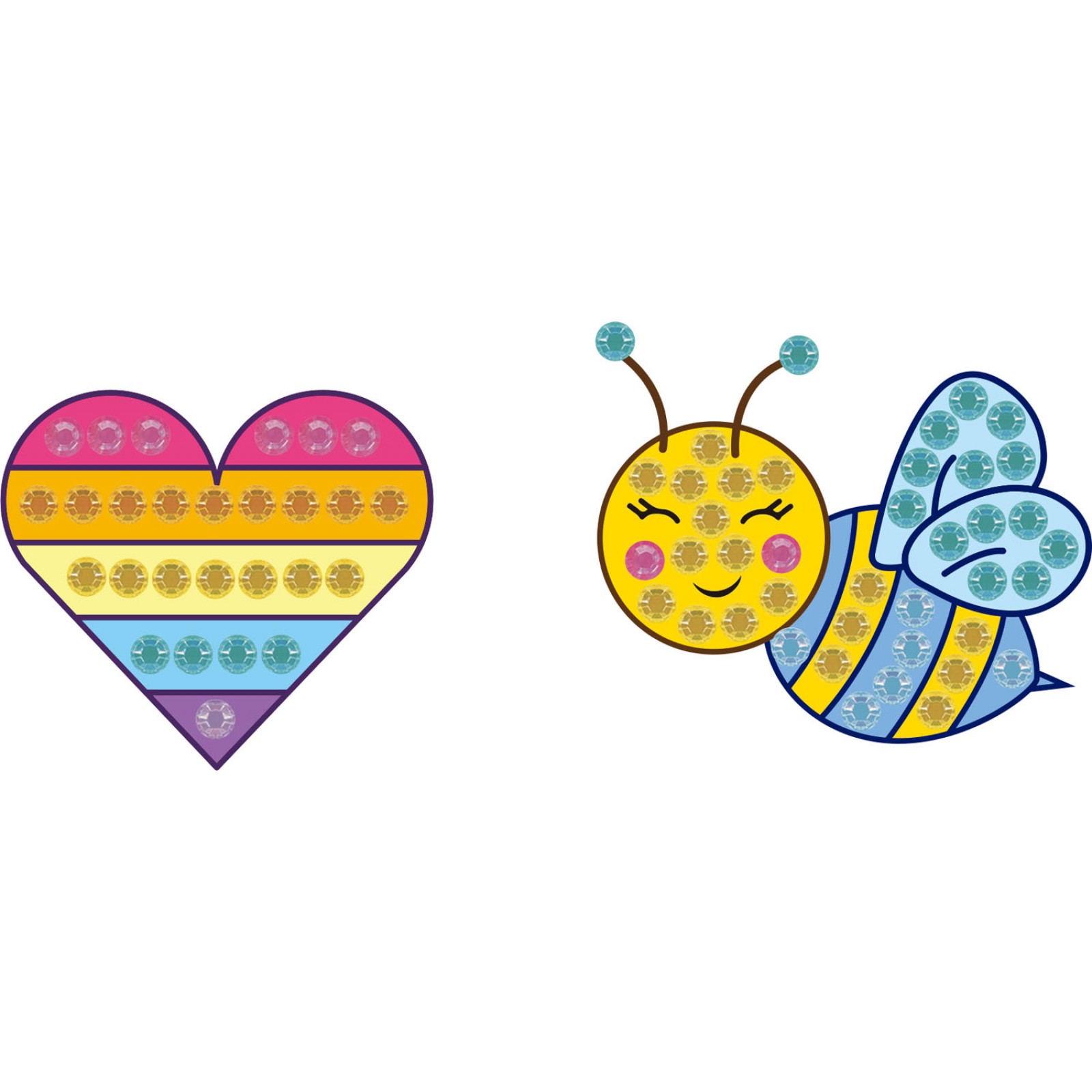 BIG DOTZ ® Stickers Pack 2 Love BUZZ