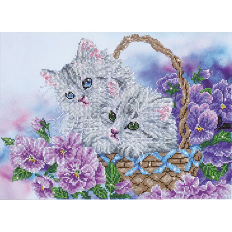Diamond Art Diamond Dotz White Cat – Kreative Kreations