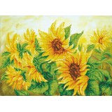 Hazy Daze Sunflowers