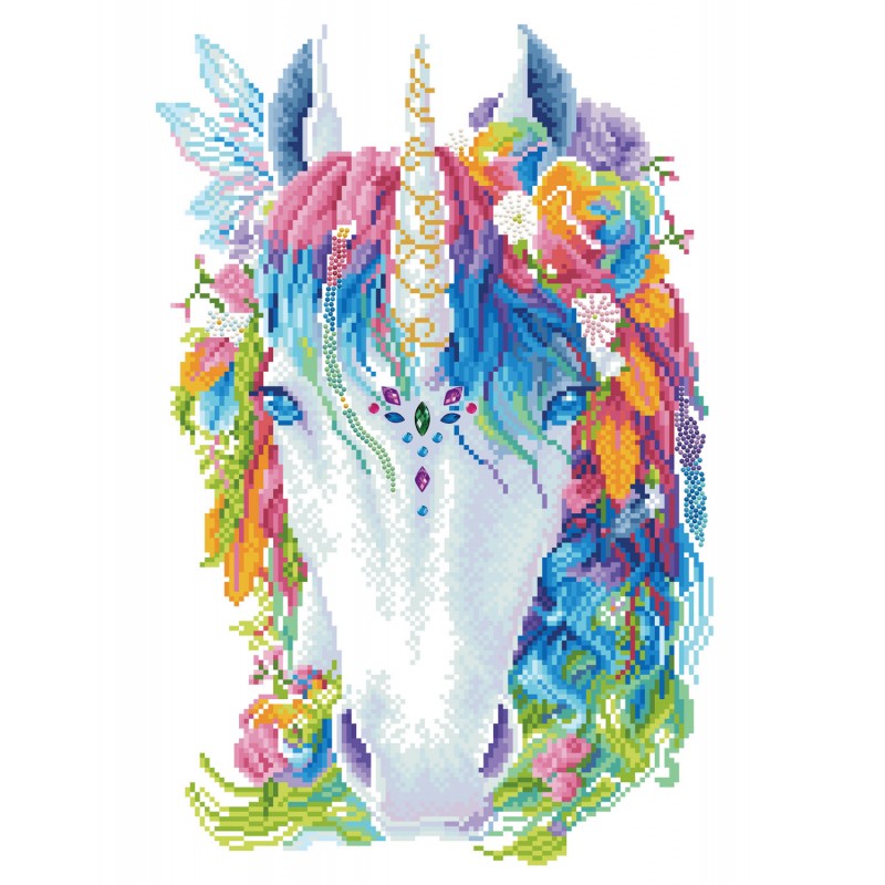 Mystic Unicorn - Diamond Art Kit - DD11.004 - Diamond Dotz®