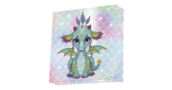 DIAMOND DOTZ® DOTZ® Box Ariel The Baby Dragon Diamond Painting Kit 