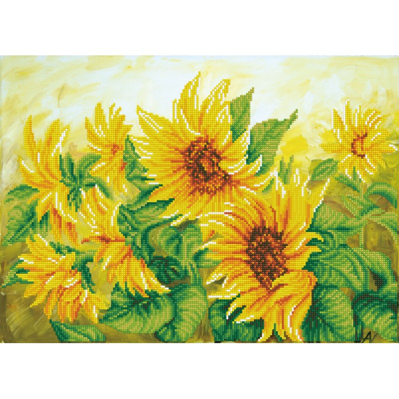 Hazy Daze Sunflowers