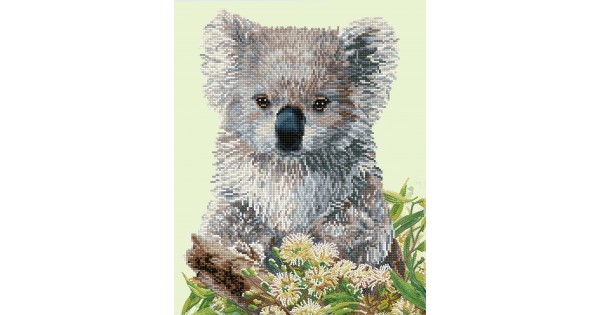 5D Diamond Painting Animale Koala Diamond Painting Kit Completo, Fai Da Te Diamond Painting Bambini/Adulti, Mosaico Pittura Diamante Diamond Dots per Decorazione per Casa Parete Gifts 255 X 85cm, 119J