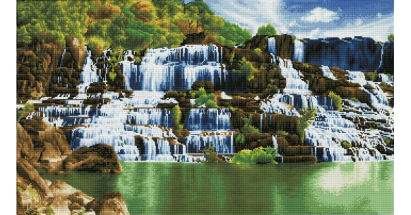 Waterfall Diamond Painting Kit – DAZZLE CRAFTER