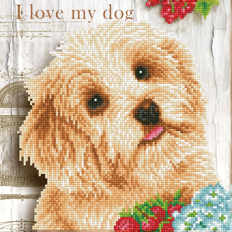 I love my Dog with Frame