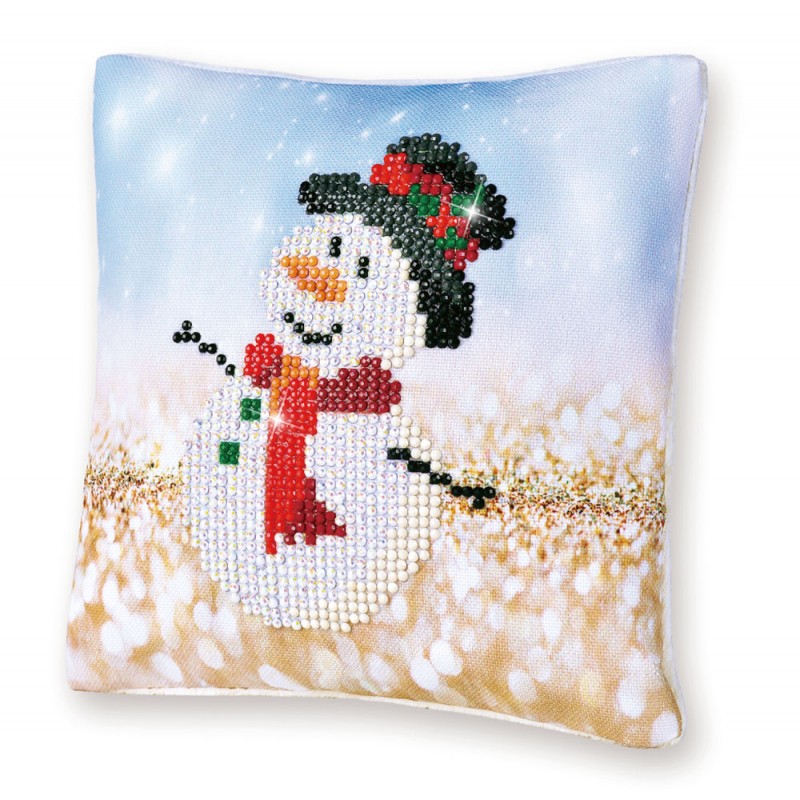 Snowman Top Hat Pillow