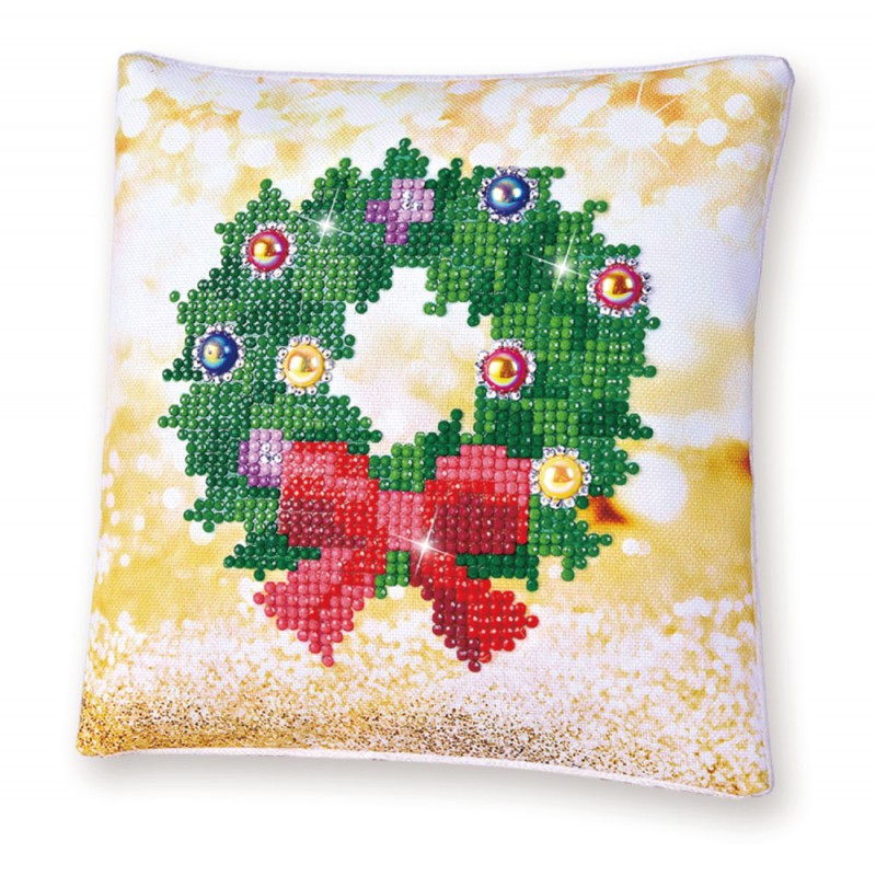 Christmas Wreath Pillow