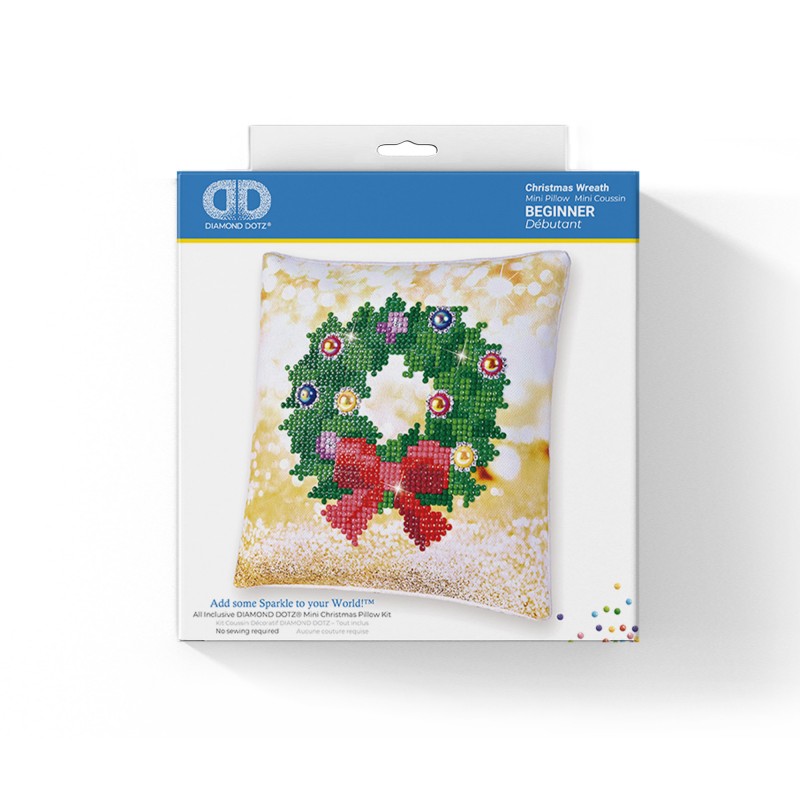 Christmas Wreath Pillow