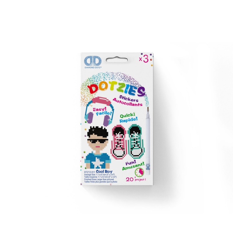 Cool Boy - DOTZIES Stickers