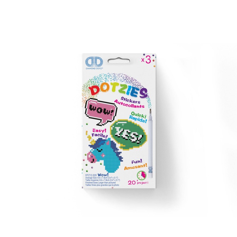 Wow - DOTZIES Stickers