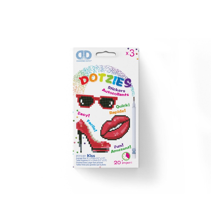 Kiss - DOTZIES Stickers