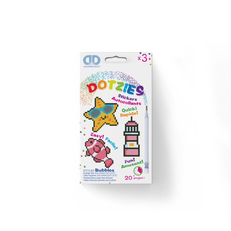 Bubbles - Fish - Star Fish - Light House - DOTZIES Stickers