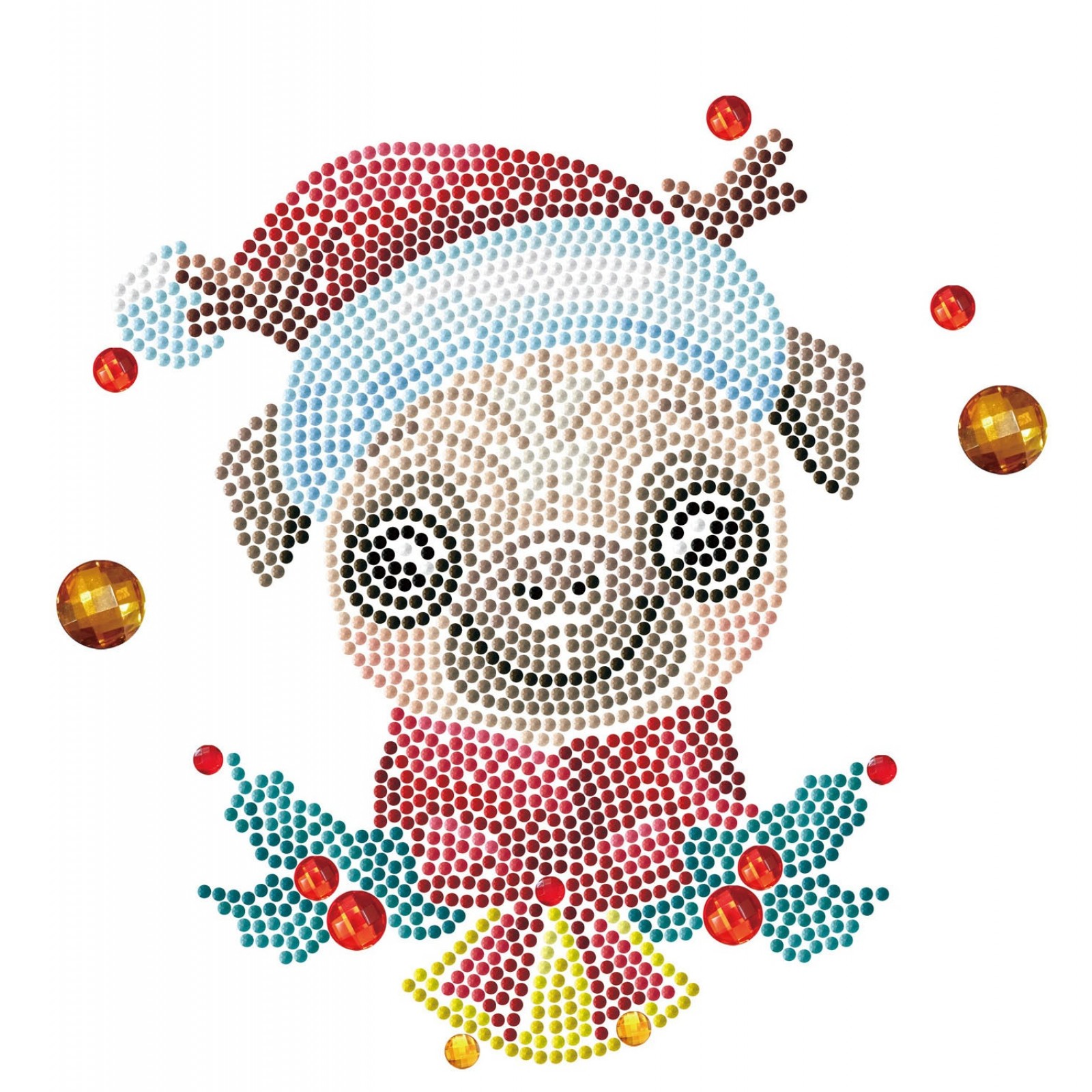 Dotz Box Christmas Pug