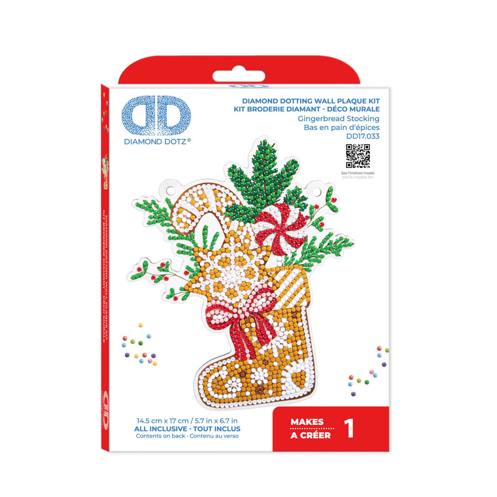 Gingerbread Stocking Wall Hanging