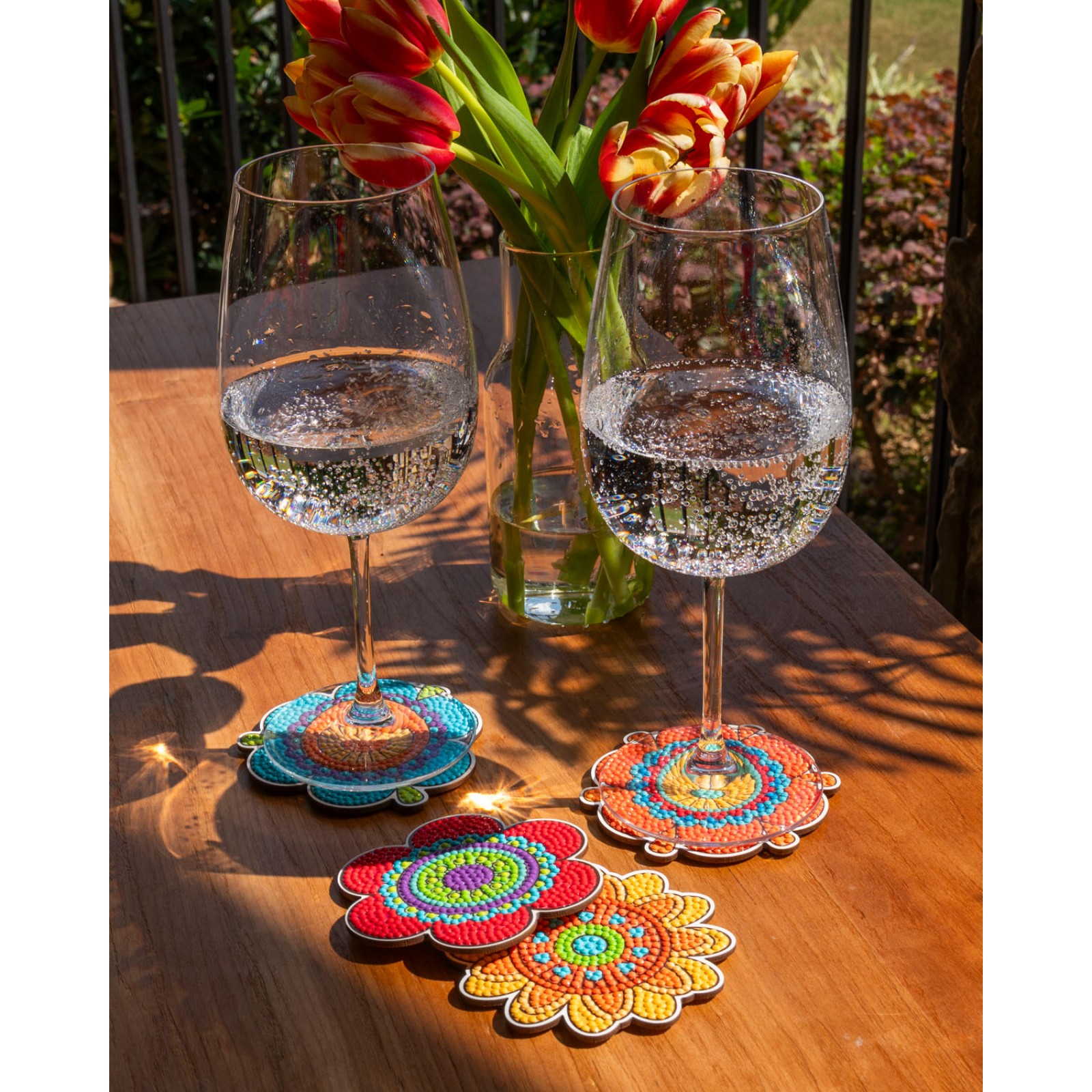 Hippy Brights Coasters
