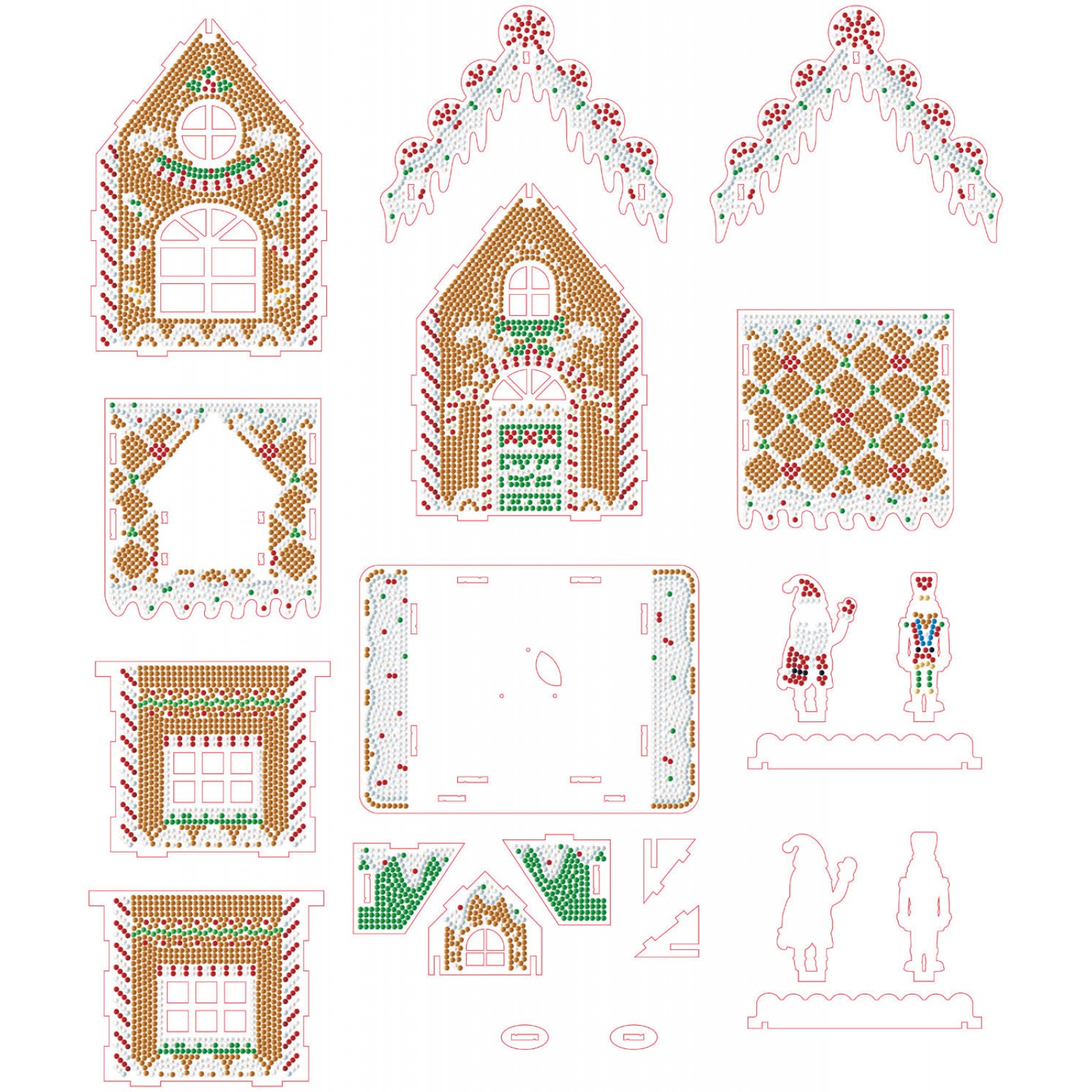 3D Gingerbread House