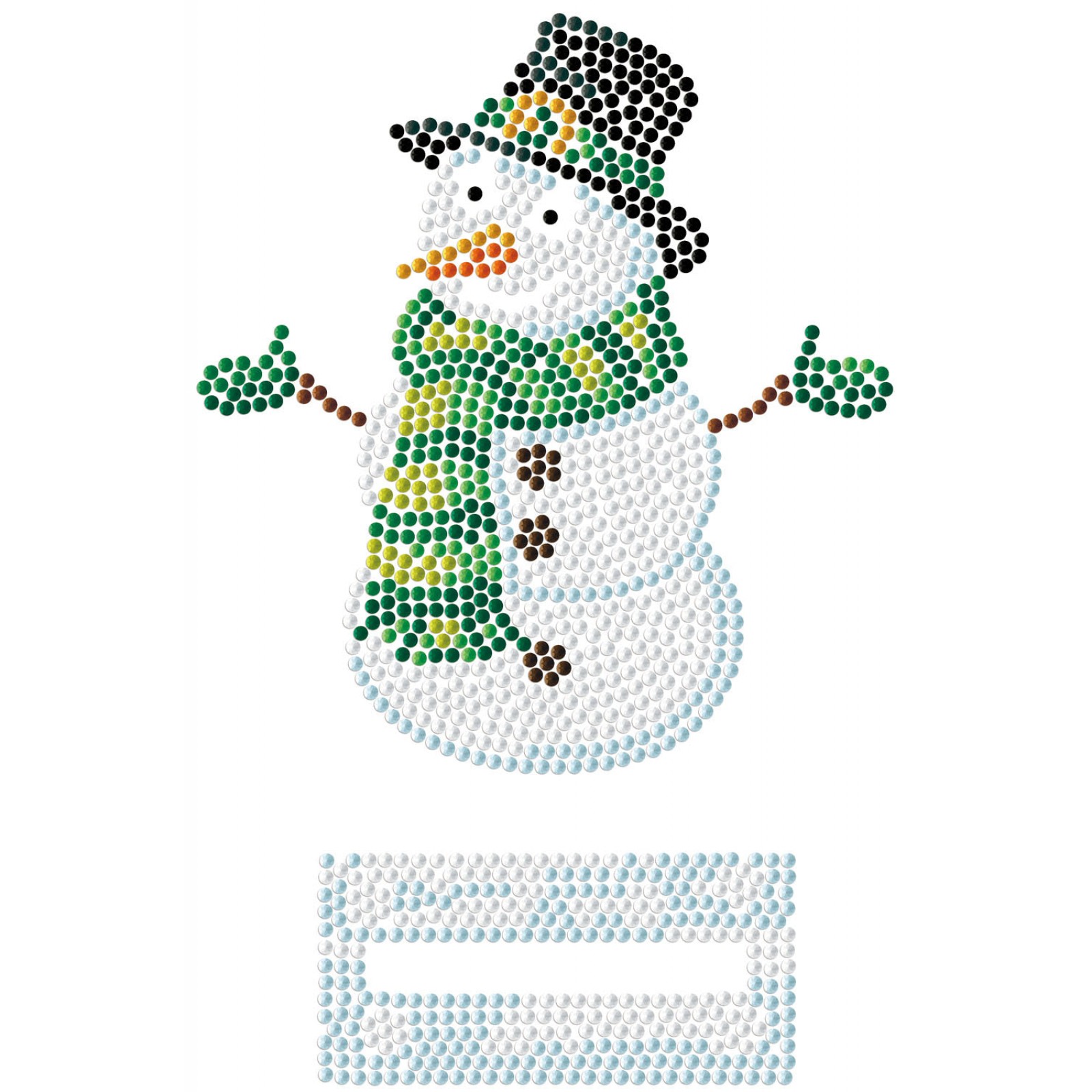Stand-up Top Hat Snowman