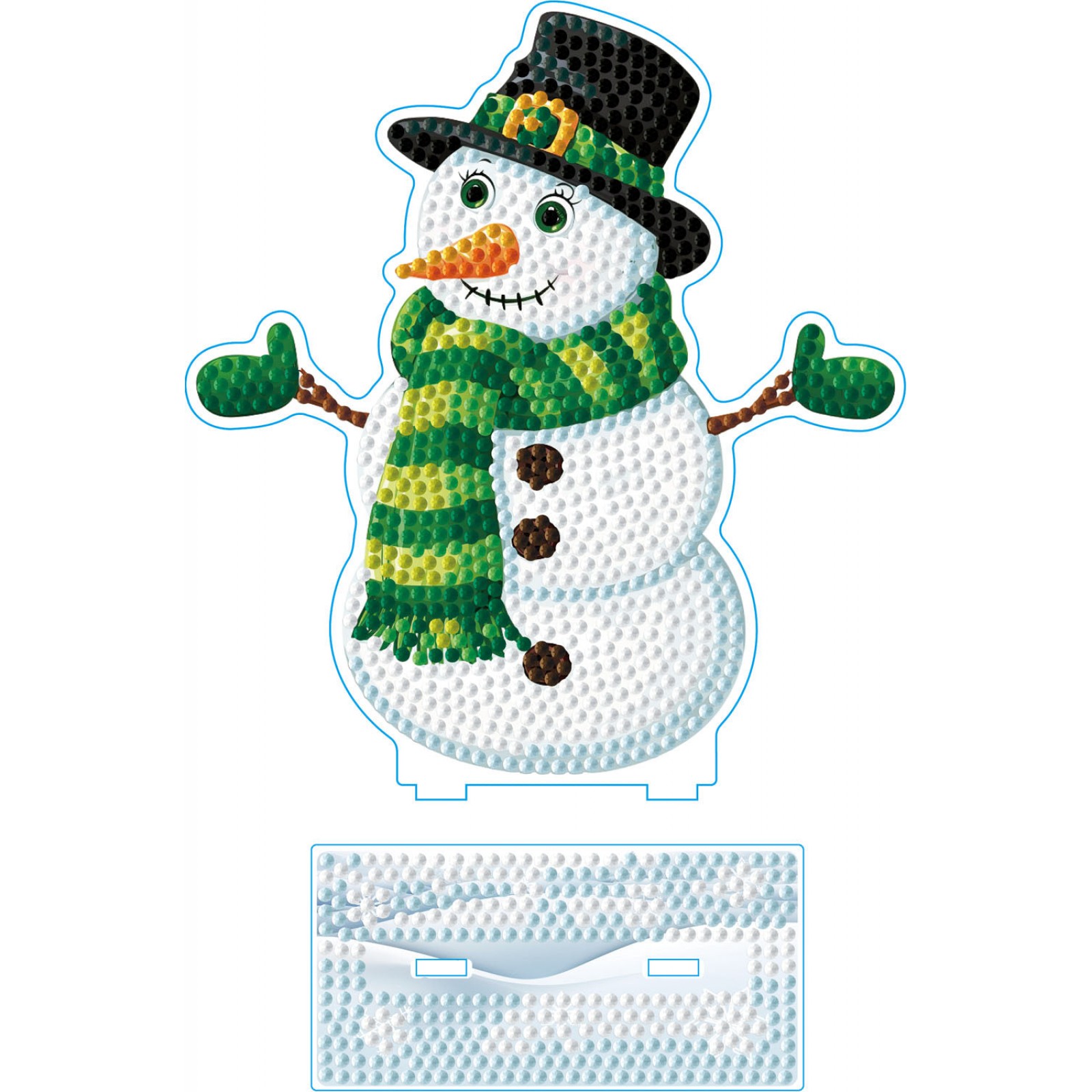 Stand-up Top Hat Snowman