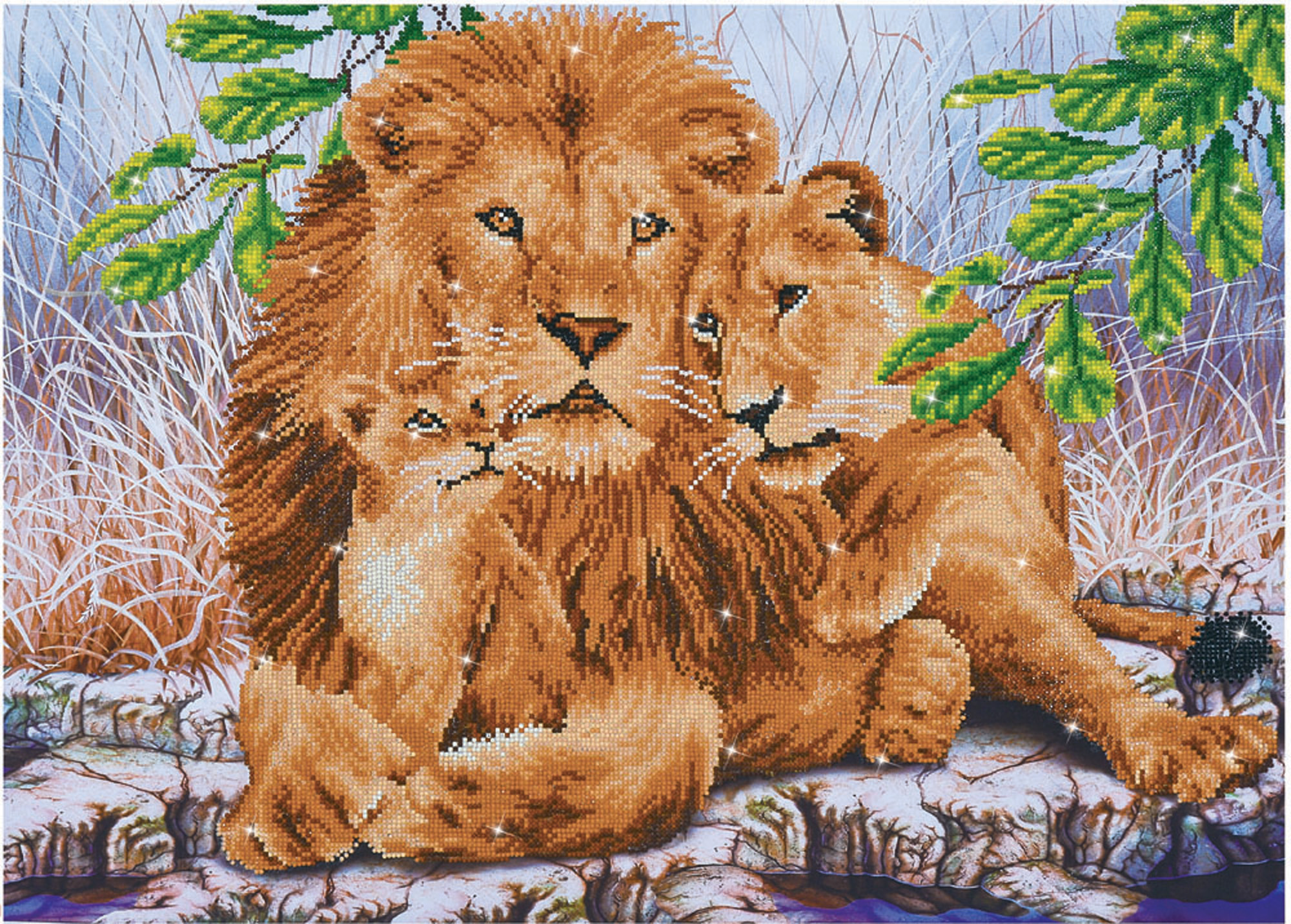  Diamond Painting Animals Lions Diamond Art Kits